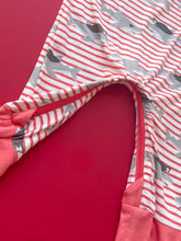 Load image into Gallery viewer, ZEUS PIRATE SHARKS ZIP-PEA ROMPER