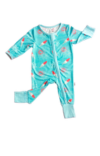 Load image into Gallery viewer, PATRIOTIC POPS CONVERTIBLE ROMPER SIZE DOWN